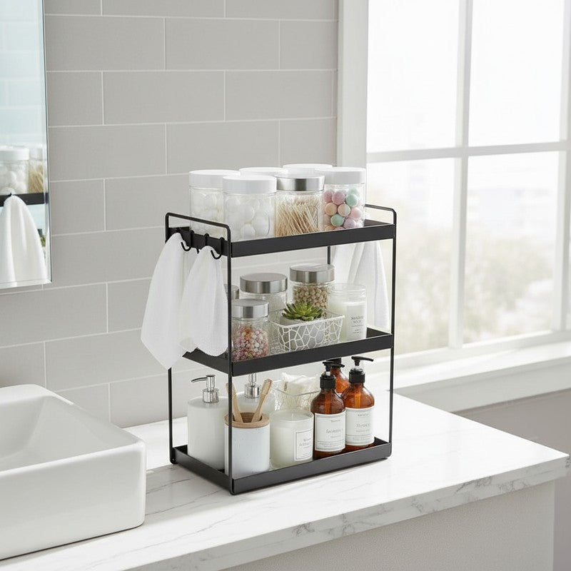 Glow Stack Metal Racks - Black