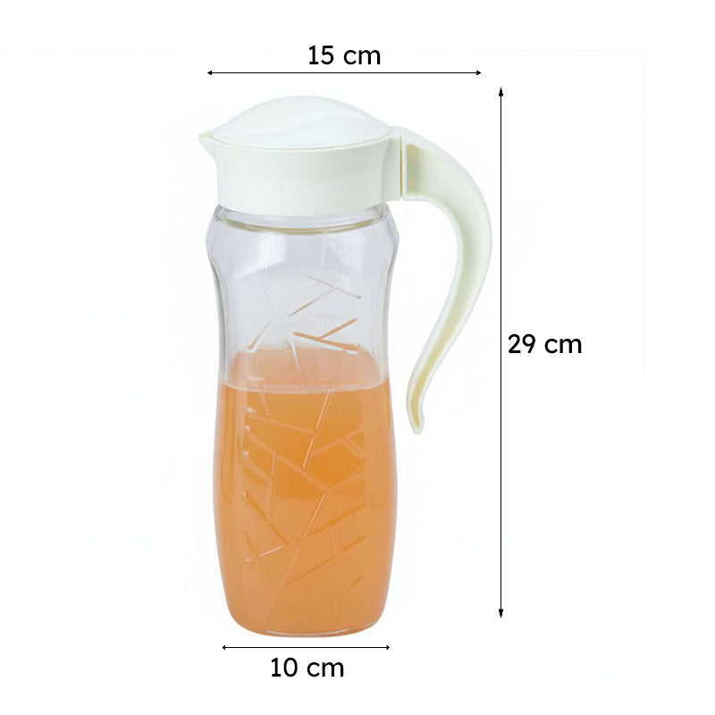 Domana Sema Transparent Jug  With Lid (White) - 1600 mL media 5