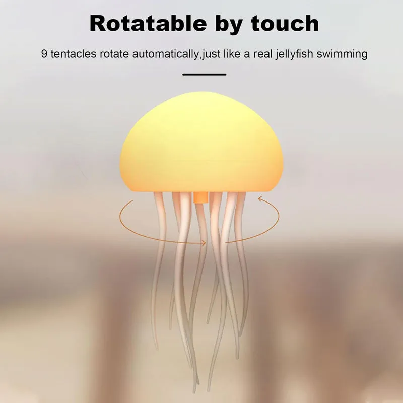 Drifta Rechargeable LED Jelly Fish Table Lamp - White media 4
