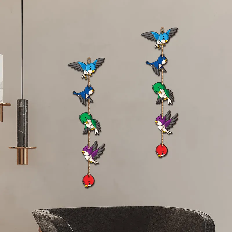 Flight Of Joy MDF Wall Hanging - Set Of Two media 4