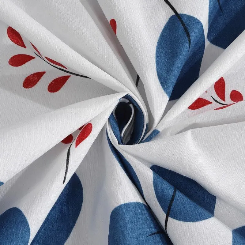 Clara Charm Bedsheet (Blue) - 180 GSM media 5