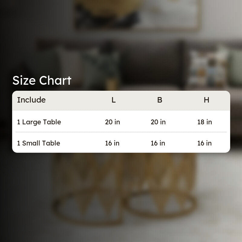 Kairo Curve Center Table (Brown & Black) - Set Of Two media 8