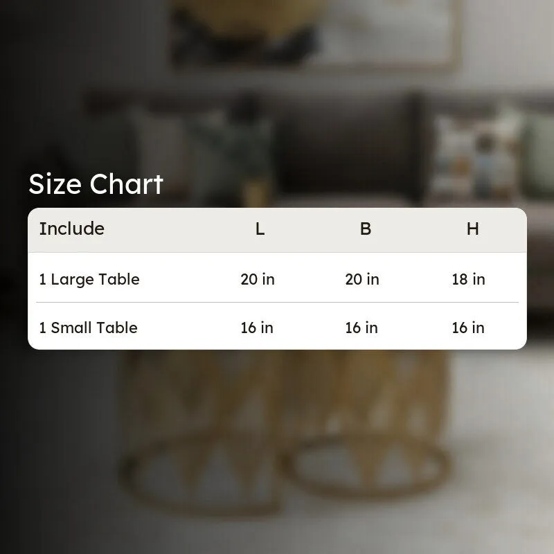 Kairo Curve Center Table (Brown & Black) - Set Of Two media 8