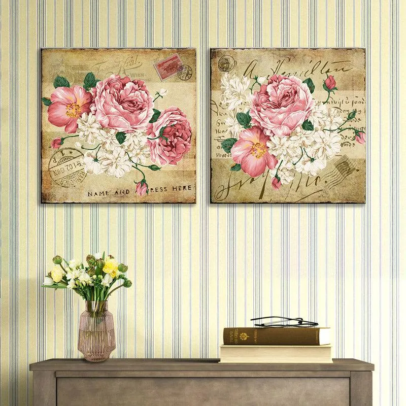 Amaryllis Floral Wall Art - Set Of Two media 1