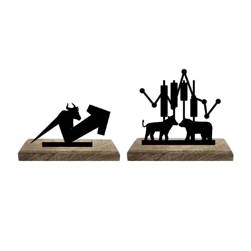 Market Forces at Play Showpiece - Set Of Two media 6