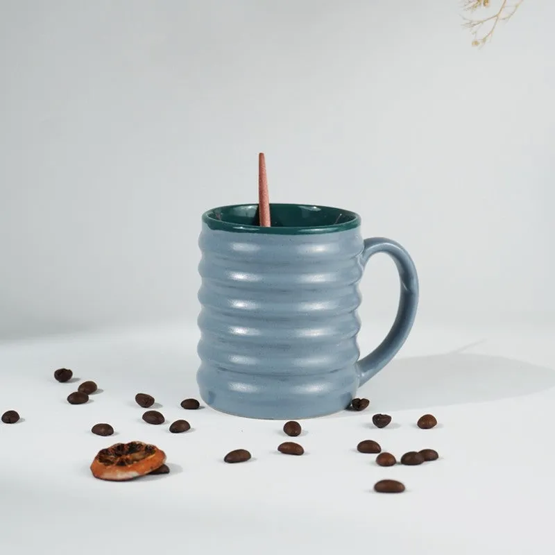 Calm Ceramic Coffee Mug (260 mL Each) - Set Of Two media 4