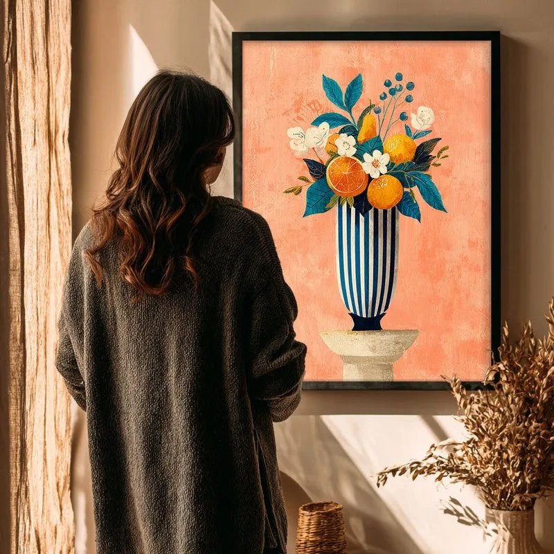 Aurelia Canvas Wall Painting With Black Frame media 4