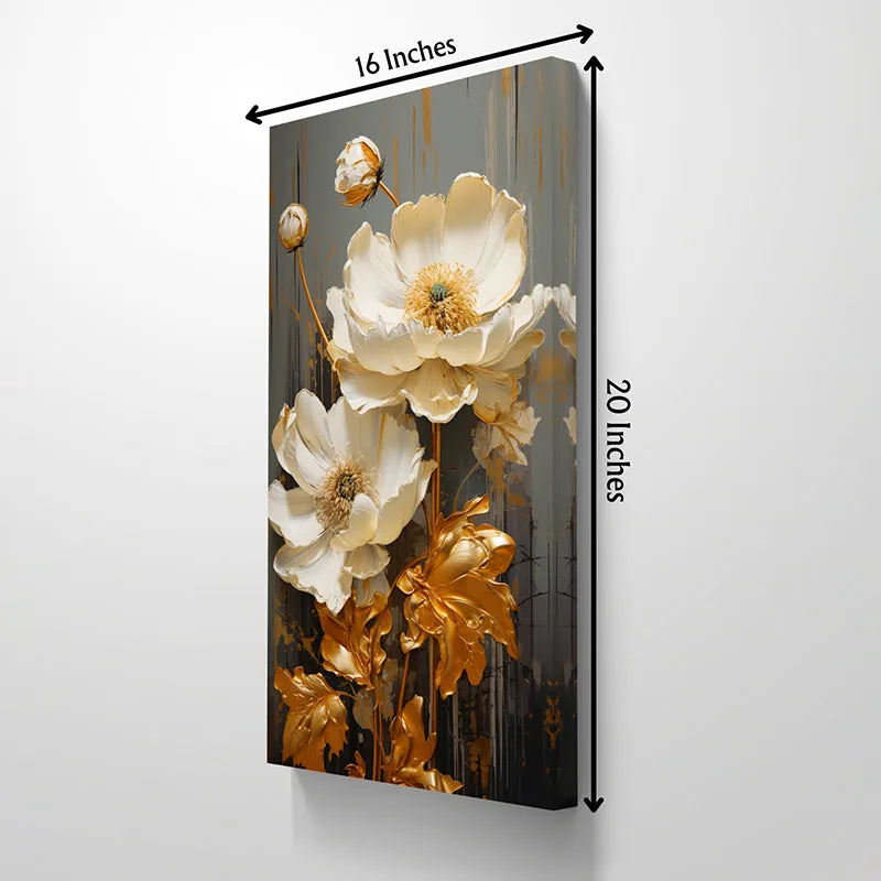 Bloom Gold Wall Painting media 5