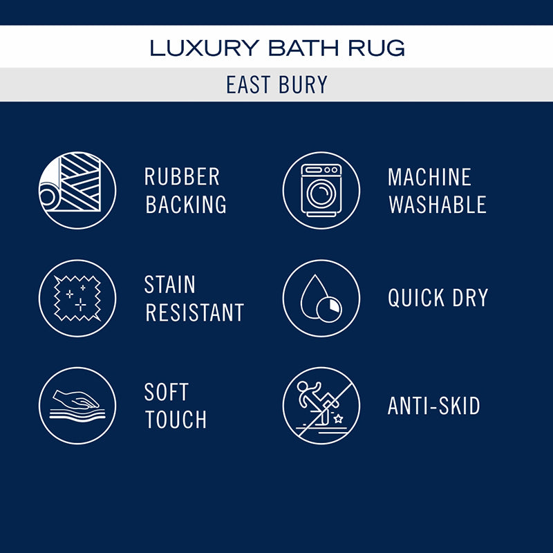 Nautica Cashmere Step Solid Anti-Skid Bath Mat - Tan media 6
