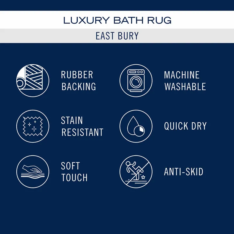 Nautica Cashmere Step Solid Anti-Skid Bath Mat - Tan media 6
