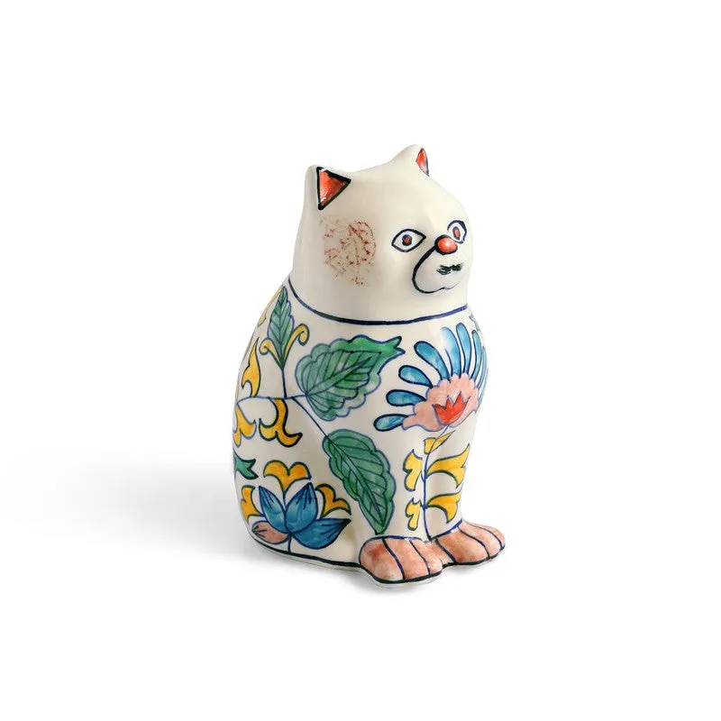Garden Cat Ceramic Handpainted Showpiece media 4