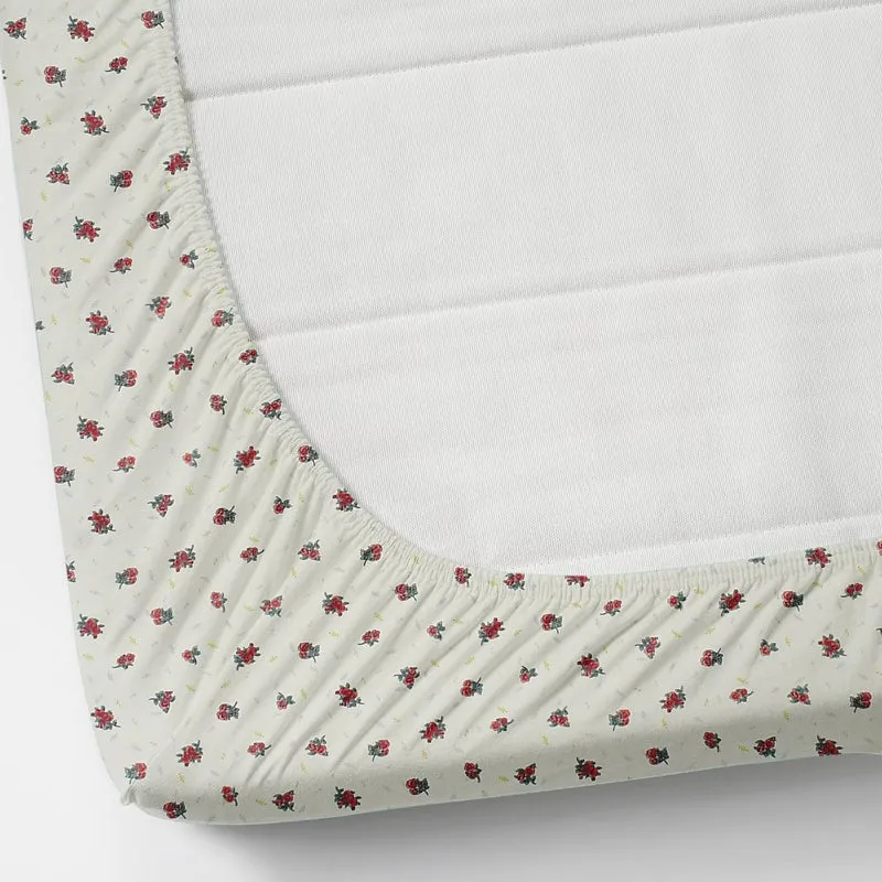 Blush Bloom Fitted Micro Fiber Bedsheet - 150 GSM media 4