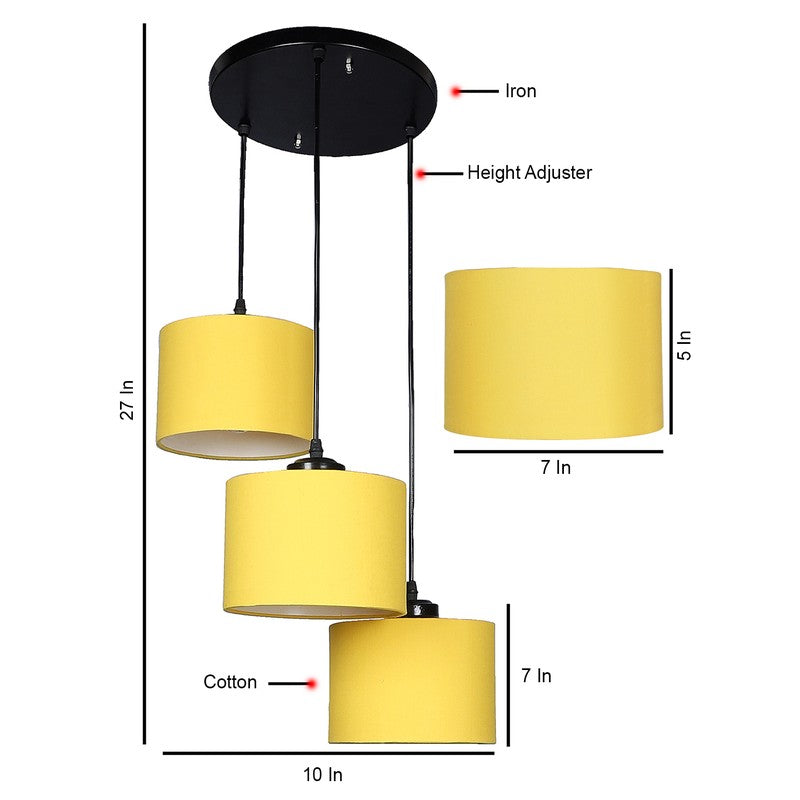 Lumera Drift Metal Ceiling Lamp - Yellow media 8