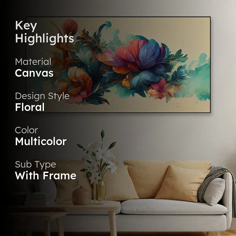 Besto Floral Canvas Wall Painting media 2