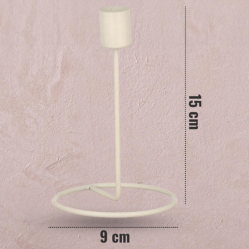 Baia Tealight Candle Holder (White) - Set of Four media 7