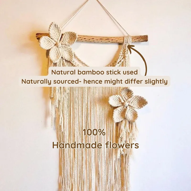 Boheime Buds II Macrame Cotton Wall Accent media 3