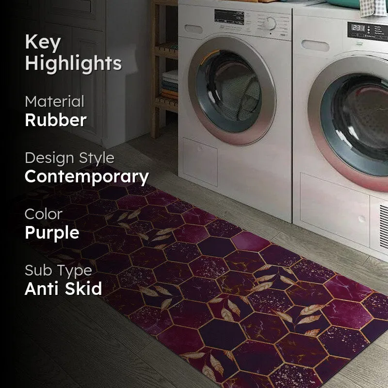 Drivara Anti Skid Rubber Runner Rug media 2