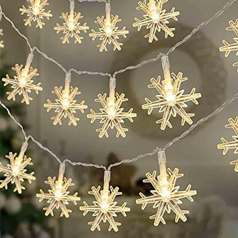 Snowflakes LED Fairy Light media 5