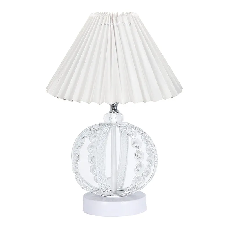 French Pleat Orna Metal Table Lamp media 3
