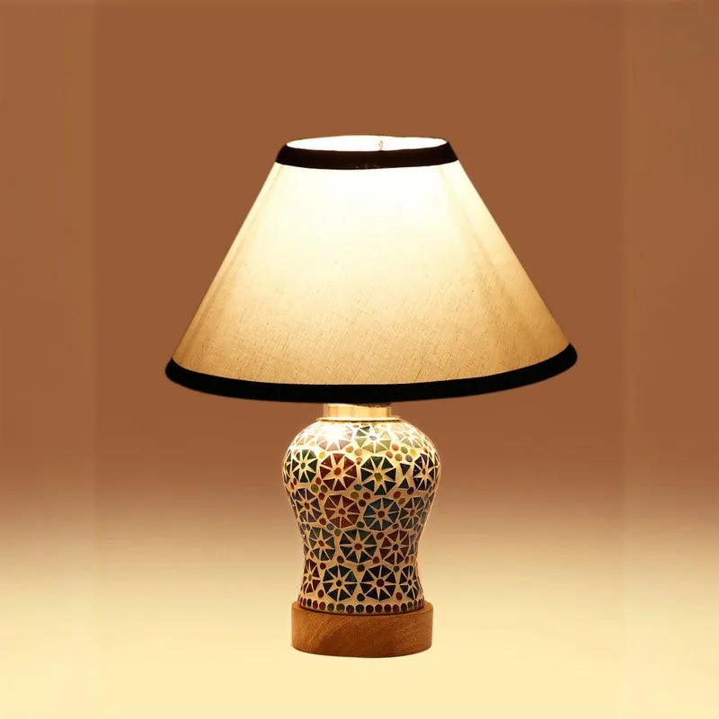 Elvora Wooden Table Lamp - Multicolor media 7