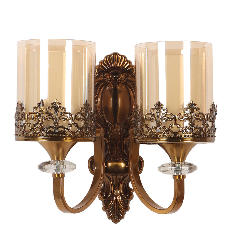 Epoch Iron Wall Lamp With Glass Shade media 6