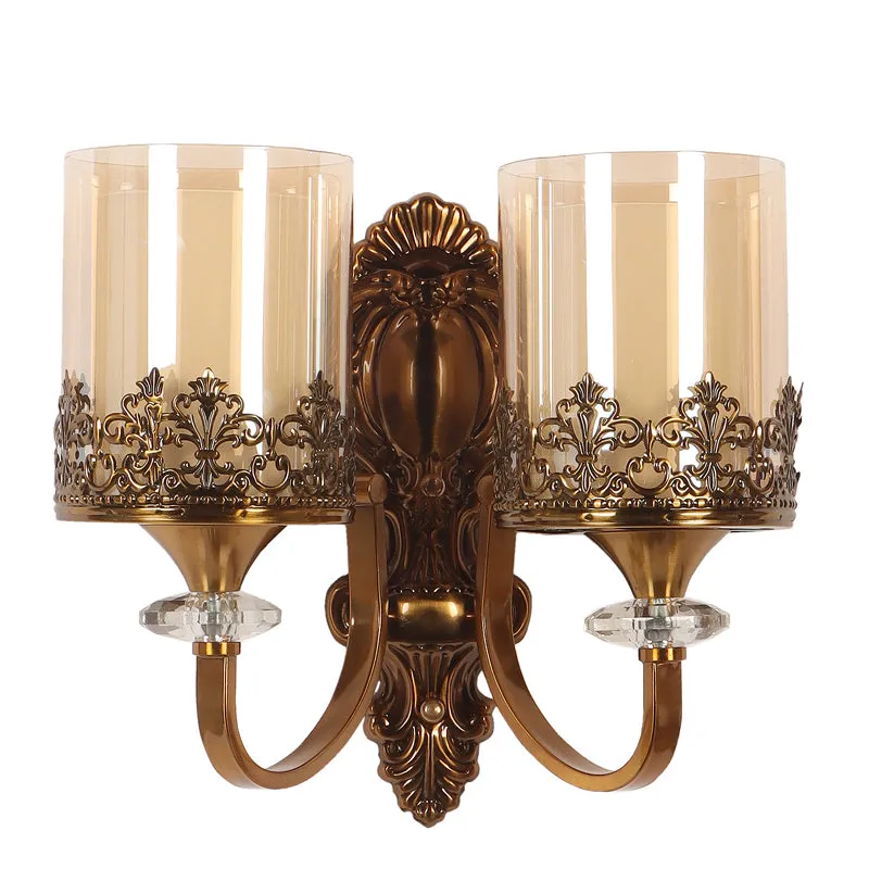 Epoch Iron Wall Lamp With Glass Shade media 6