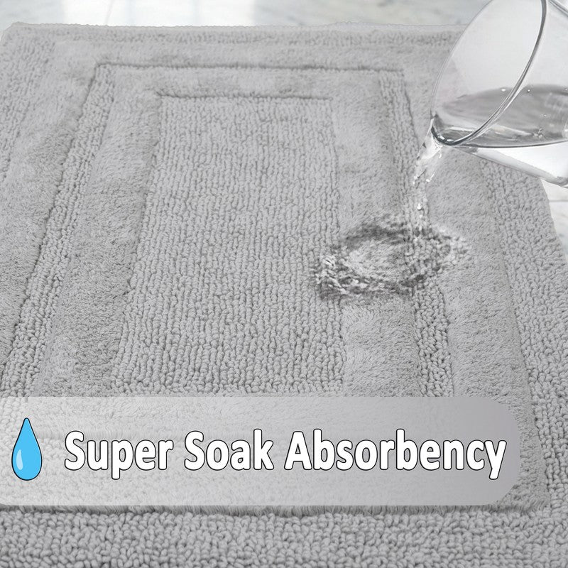 PureStep Cotton Runner Rug - Light Gery media 6