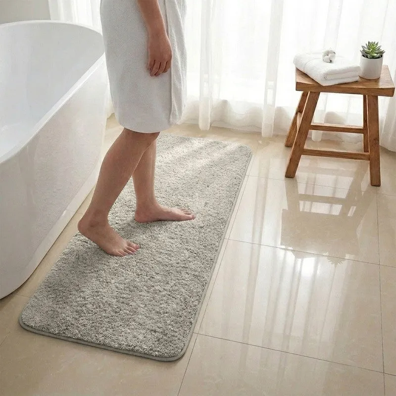 BathEase Anti Skid Runner Rug - Beige media 1