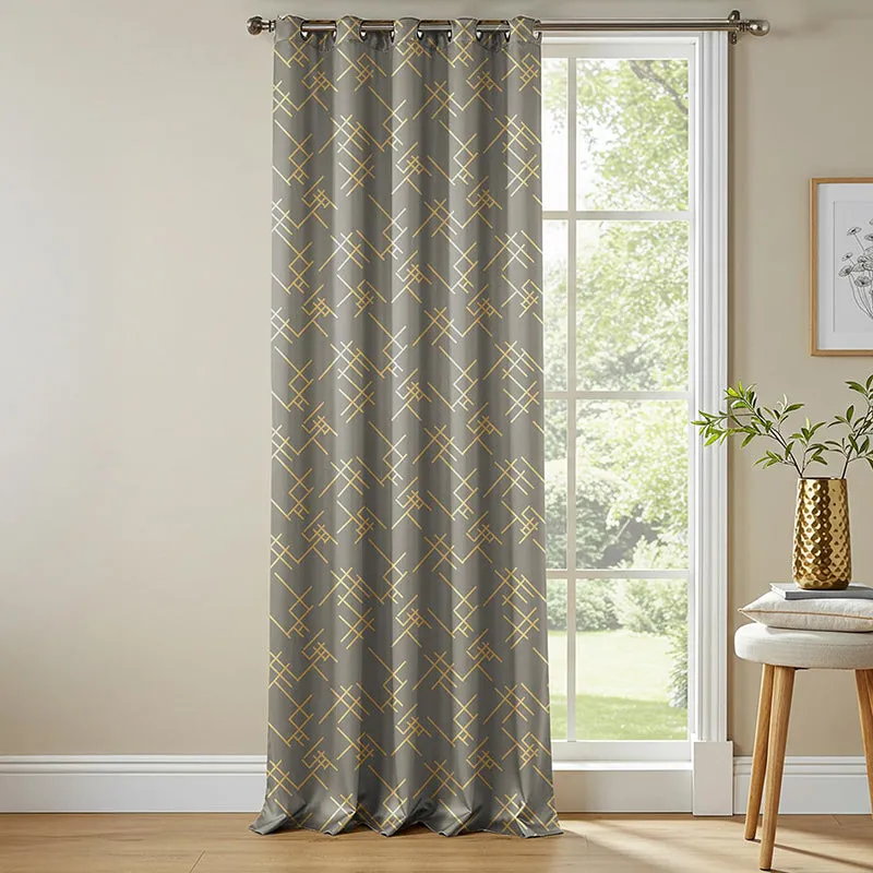 Urban Space Dusken Blackout Curtain - Grey media 2
