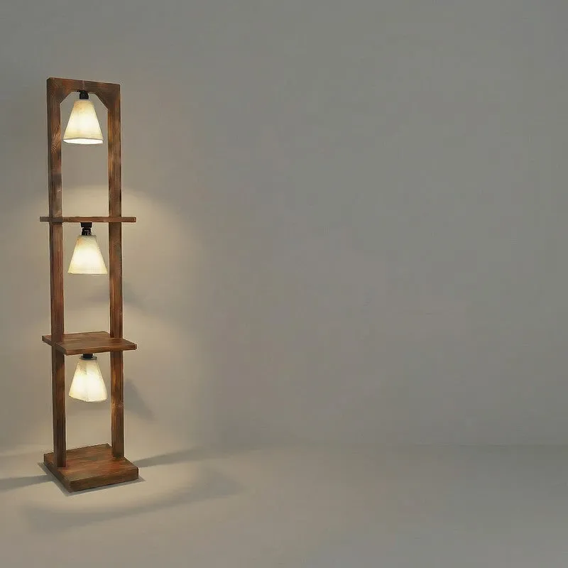 Julep Shelf Jute And Wooden Floor Lamp media 7