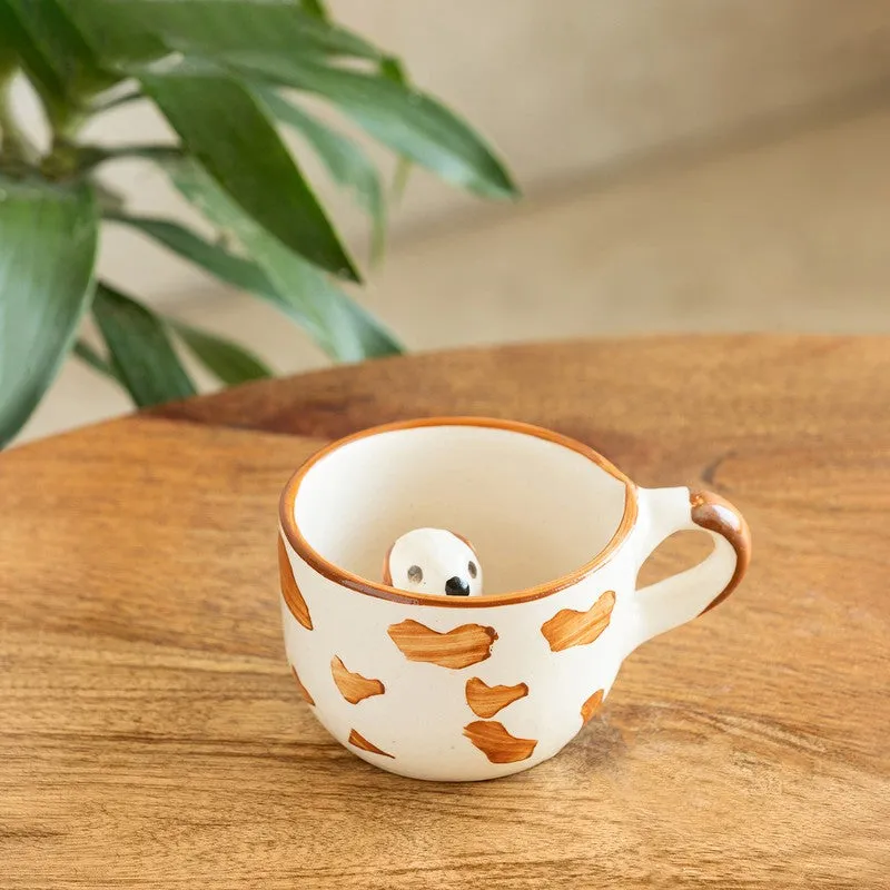 Puppy Ceramic Tea Cup (200 mL) media 1