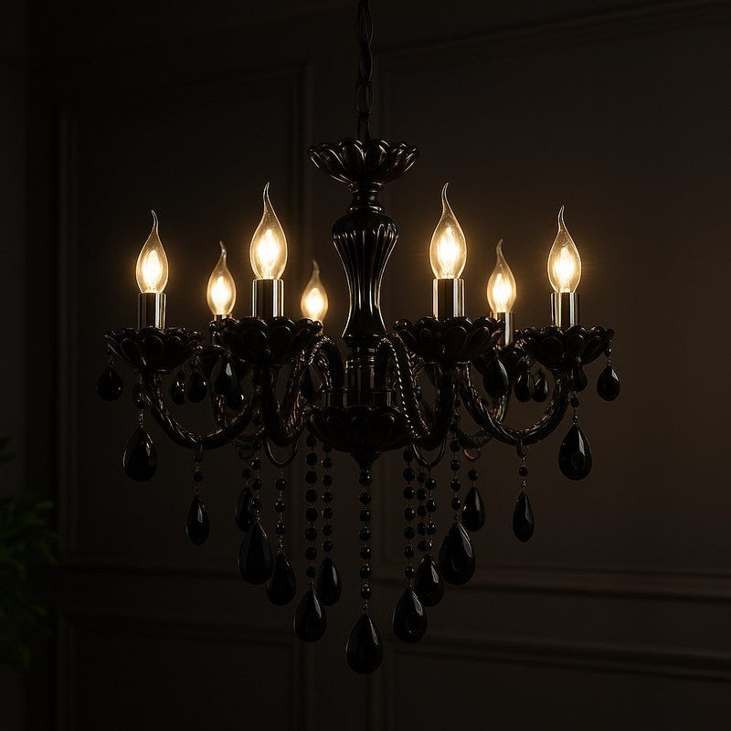 Imperiora Metal Chandelier - Black media 4