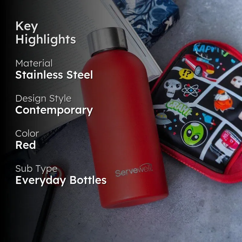 Steel Elegance Elixir Bottle (675 mL) - Fuji Red media 2
