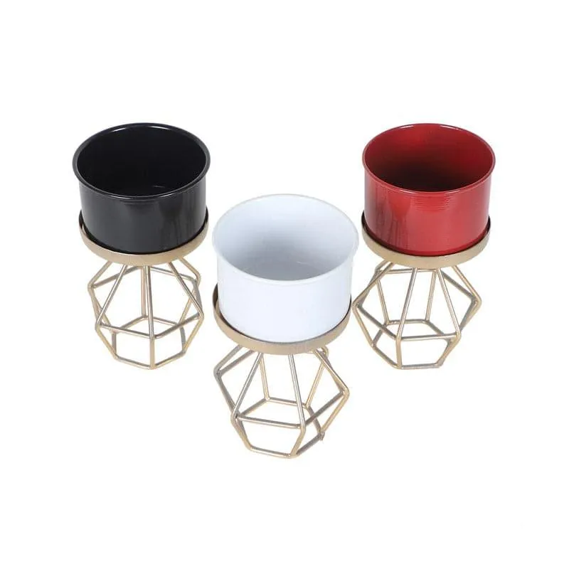 Diamond Ring Planter - Set Of Three media 4