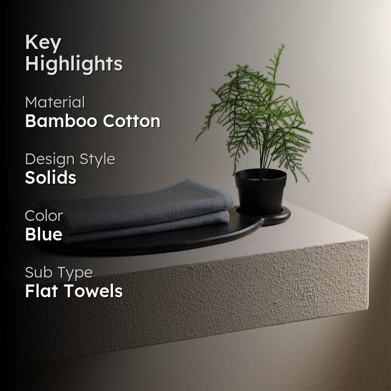 Pure Eartha Bamboo Hand Towel (Ash) - Set Of Two media 2