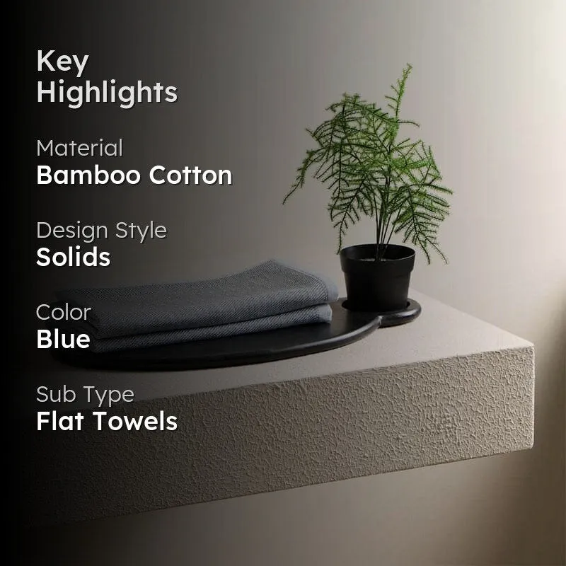 Pure Eartha Bamboo Hand Towel (Ash) - Set Of Two media 2