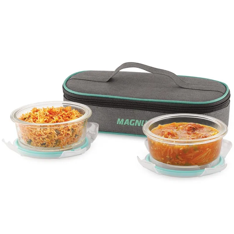 Zenix Compact Lunch Box with Lunch Bag - Three Piece Set media 3