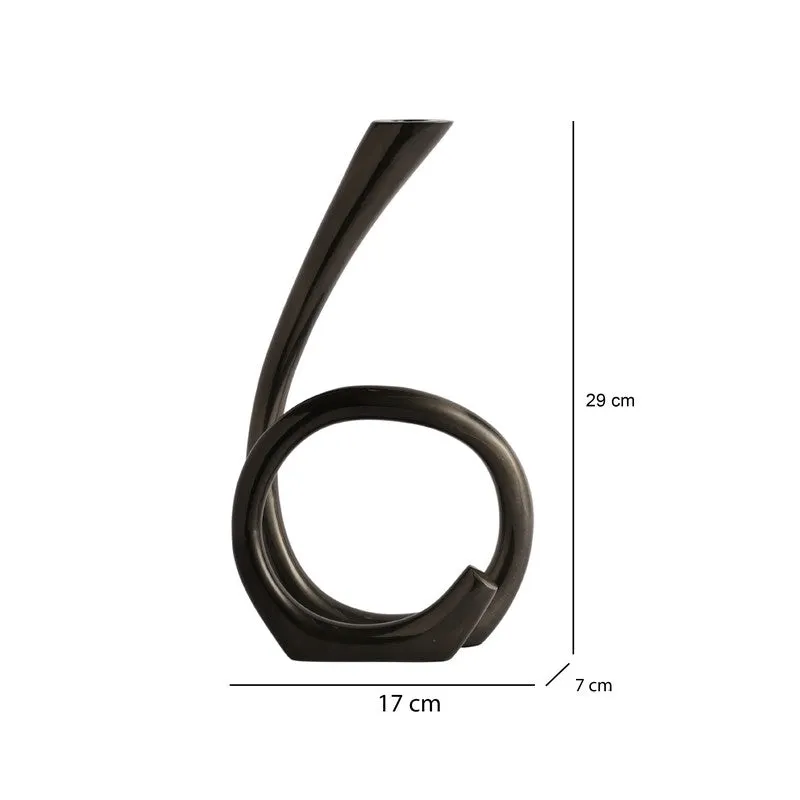 Eclipse Curve Abstract Showpiece - Black media 6