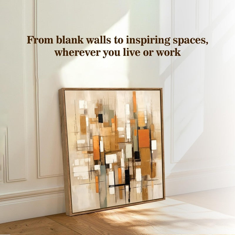 Form Fusion Canvas Wall Art With Frame media 8