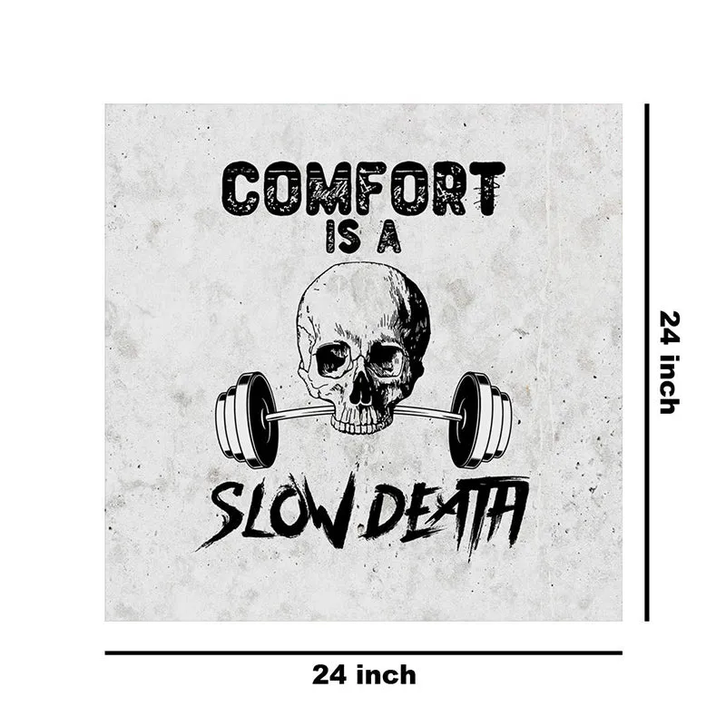 Comfort Is A Slow Death Typography Wall Painting media 8