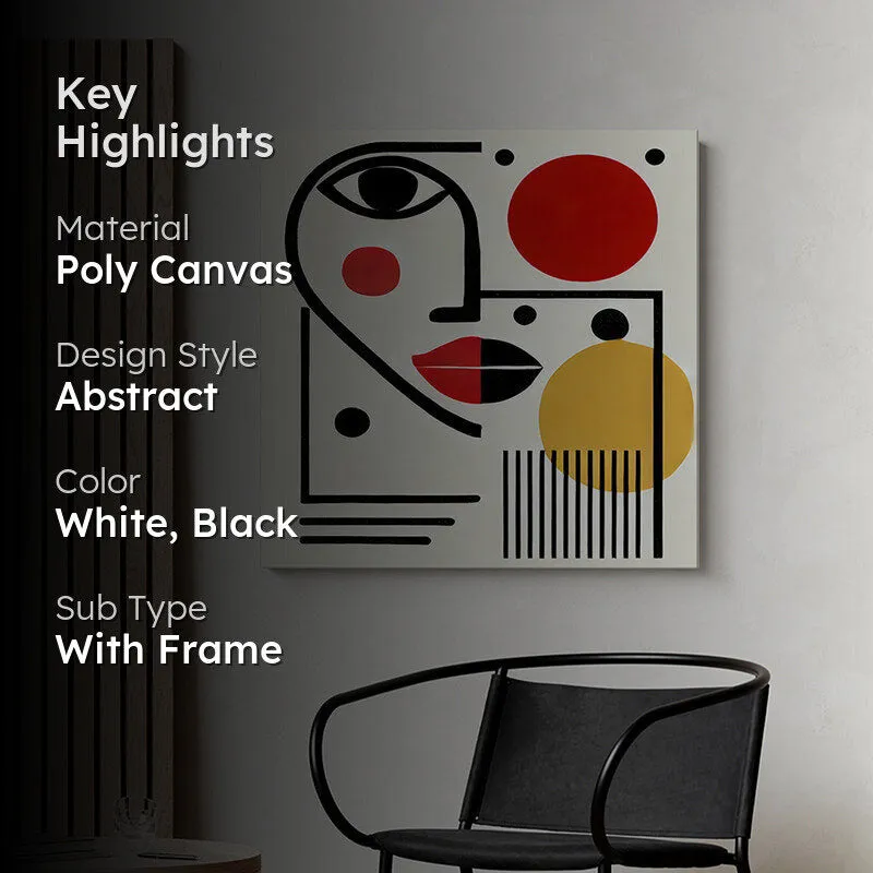 Geometric Woman Wall Painting media 2