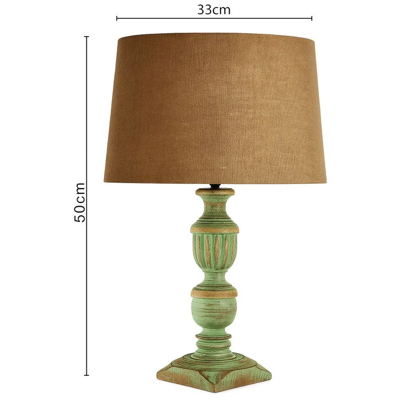 MonoCraft Wooden Table Lamp - Brown media 8