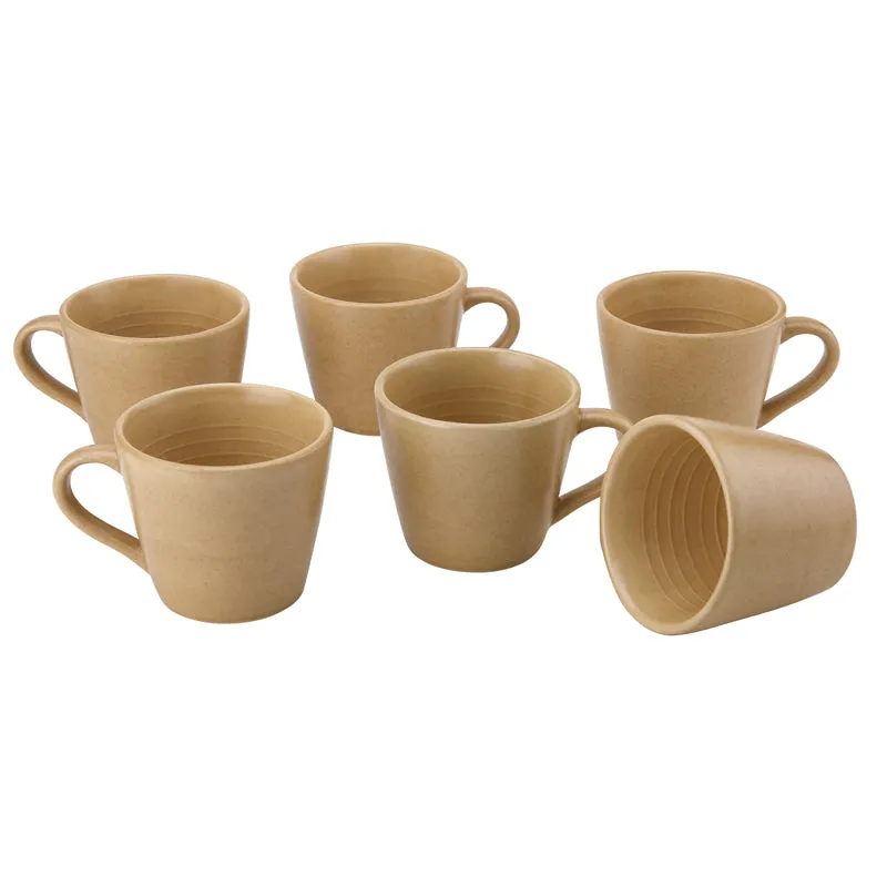 Tassa Ceramic Tea Cup (175 mL Each) - Set of Six media 4