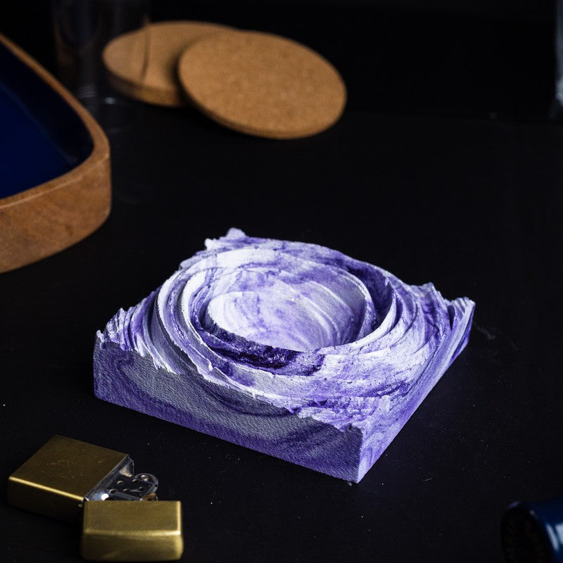 Cyclone Eye Ash Tray - Purple