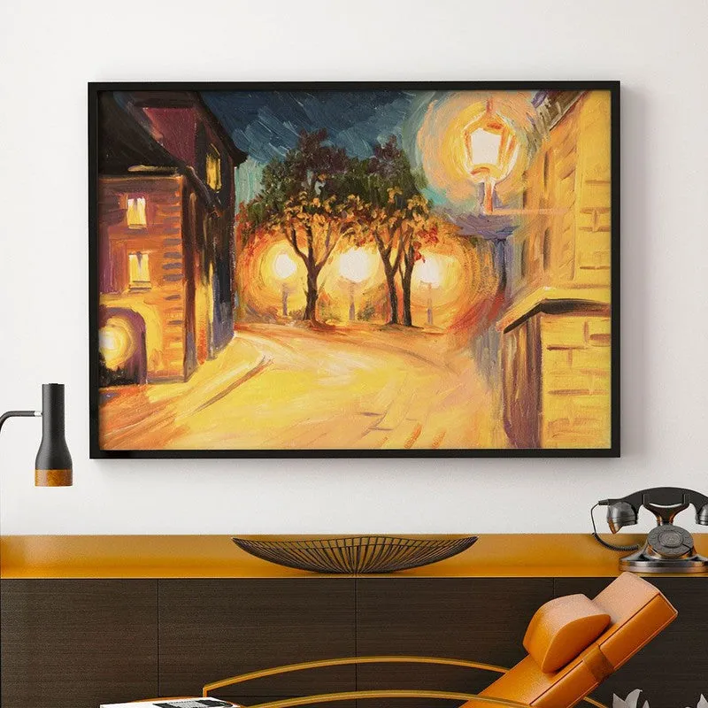 The Days Of Autumn Wall Painting - Black Frame media 3