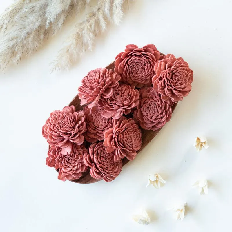 Estar Sola Wood Rose Flower (Rustic Pink) media 1
