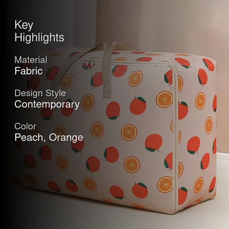Inovia Fabric Cloth Organiser - Orange & Peach media 2