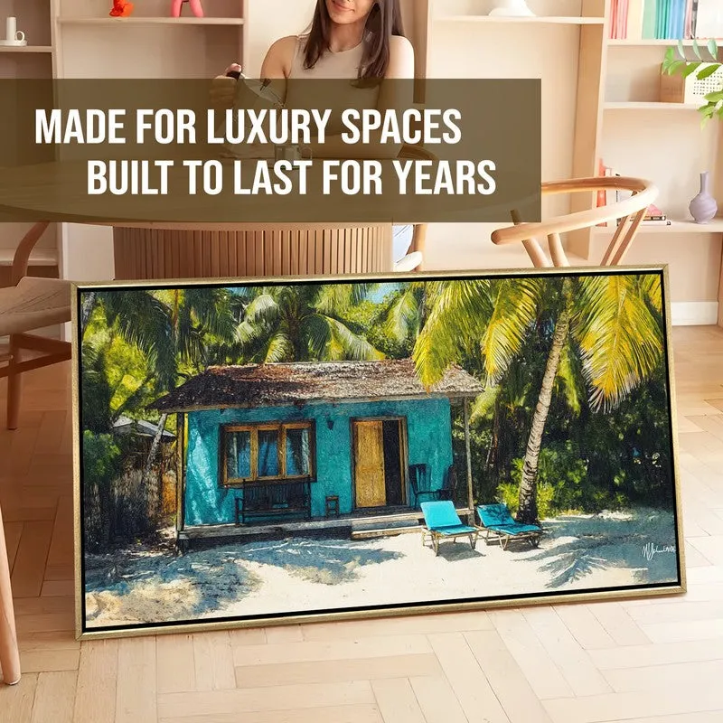Cabana Canvas Wall Painting With Frame media 7