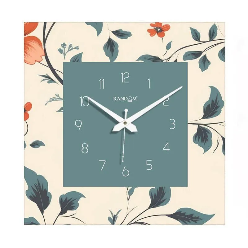 Floral Spread Wall Clock media 3