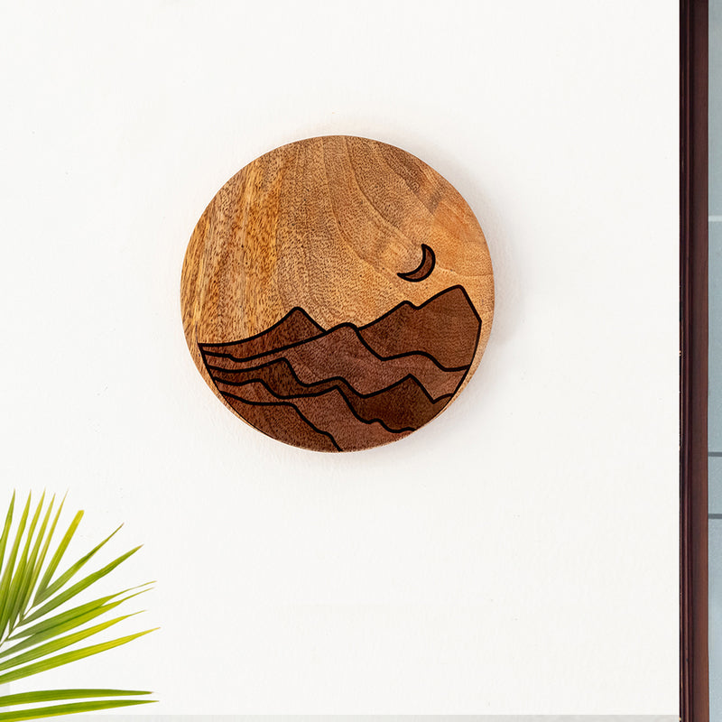 Moonlit Dunes Mango Wood Wall Accent
